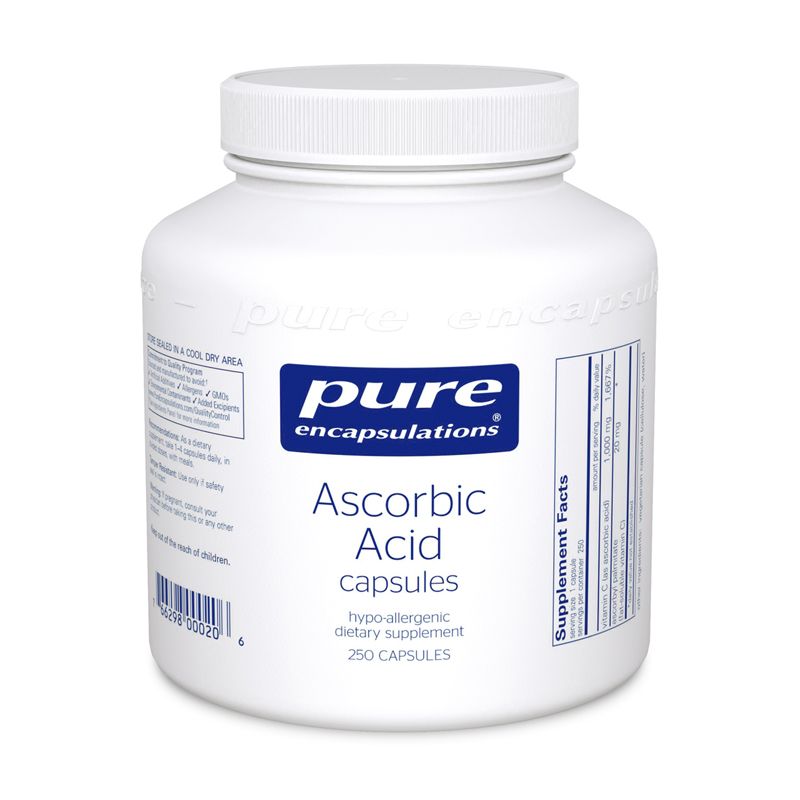 Pure Encapsulations Ascorbic Acid Capsules