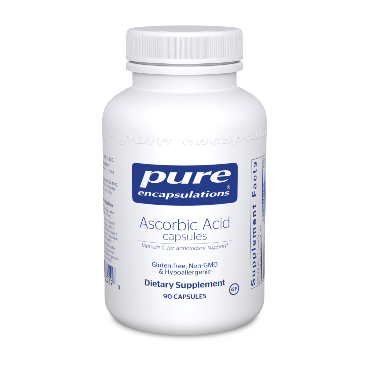 Pure Encapsulations Ascorbic Acid Capsules