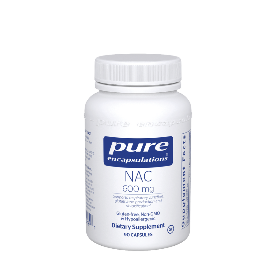 Pure Encapsulations NAC (n-acetyl-l-cysteine) 600 mg