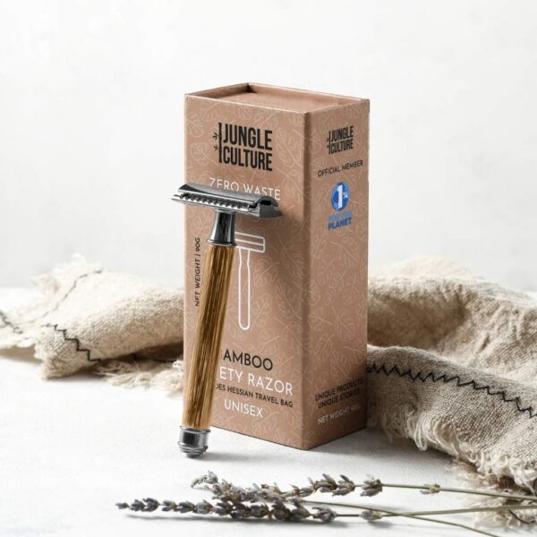 Zero Uno Razor Bamboo Safety Razor - Unisex Eco-Friendly Razors, Zero Waste: Thick ...