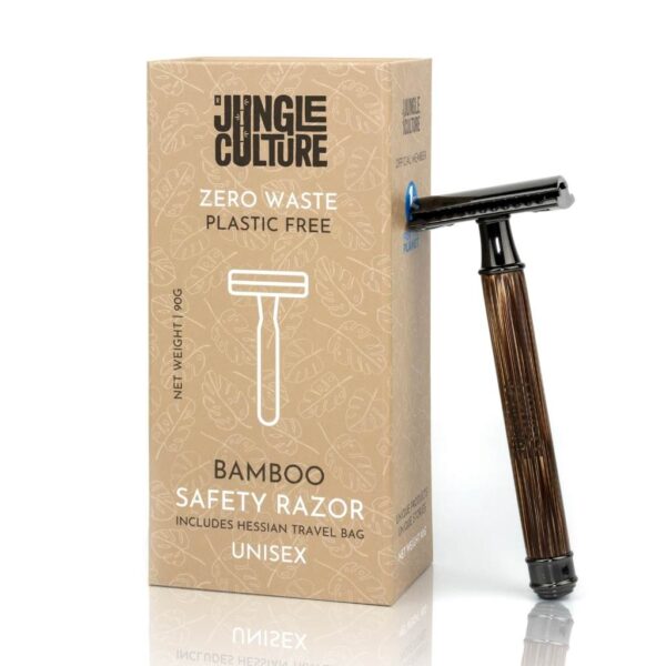 Zero Uno Razor Bamboo Safety Razor - Unisex Eco-Friendly Razors, Zero Waste: Thick ...