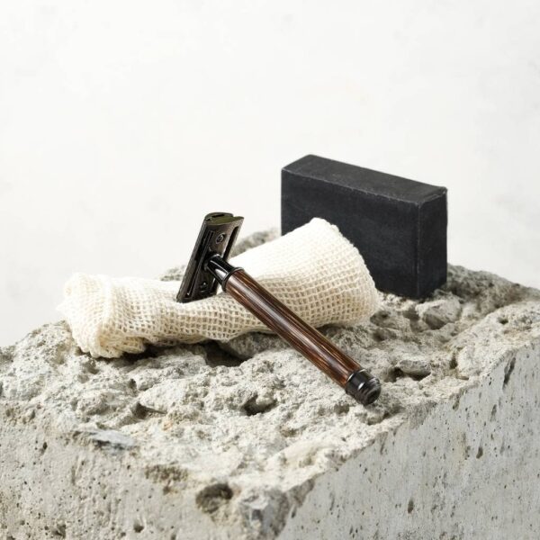 Zero Uno Razor Bamboo Safety Razor - Unisex Eco-Friendly Razors, Zero Waste: Thick ...