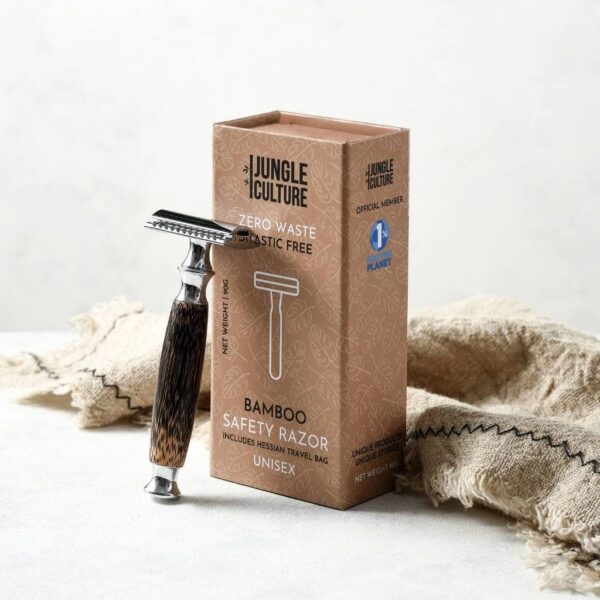 Bamboo Safety Razor - Unisex Eco-Friendly Razors, Zero Waste: Thick ...