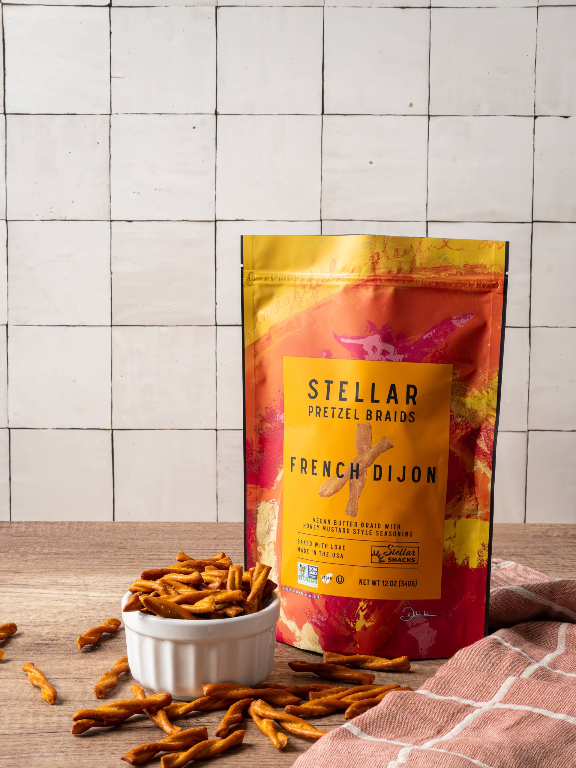 Stellar Pretzel Braids - French Dijon- 12oz