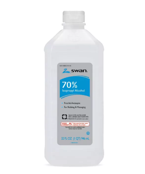 70% Isopropyl Alcohol - 16 Fl oz: 0.7 / 16 Fl oz / 473 ml