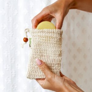 Compostable Sisal Soap Saver Bag | Earth Day Bestseller
