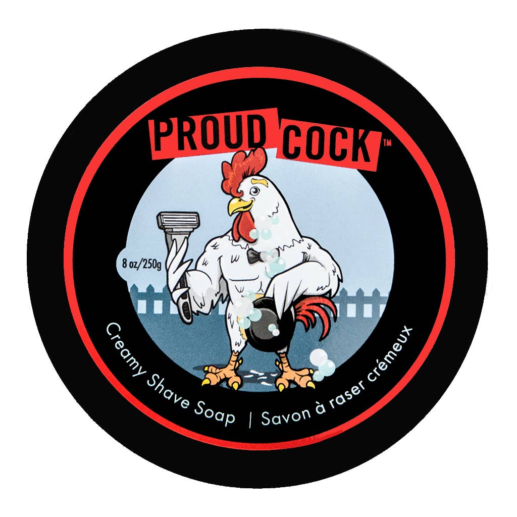 Proud Cock Creamy Shave Soap 8 oz