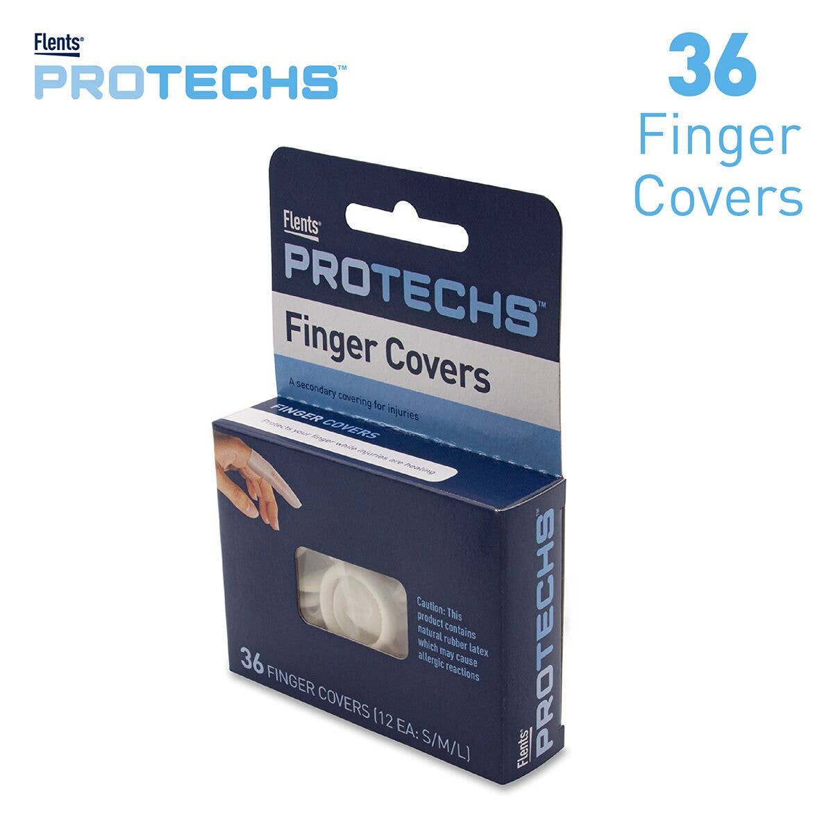 Flents® Finger Covers: 36 CT / Assorted Sizes