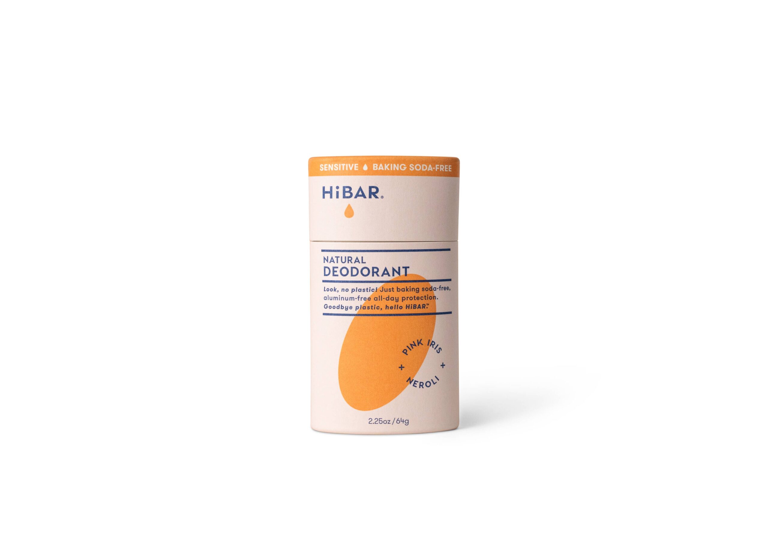 HiBAR Deodorant Sensitive  Pink-Iris+Neroli Baking soda free