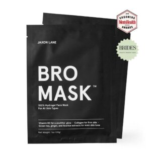 BRO MASK Hydrogel Face Mask Sheet Mask for Men (Single)