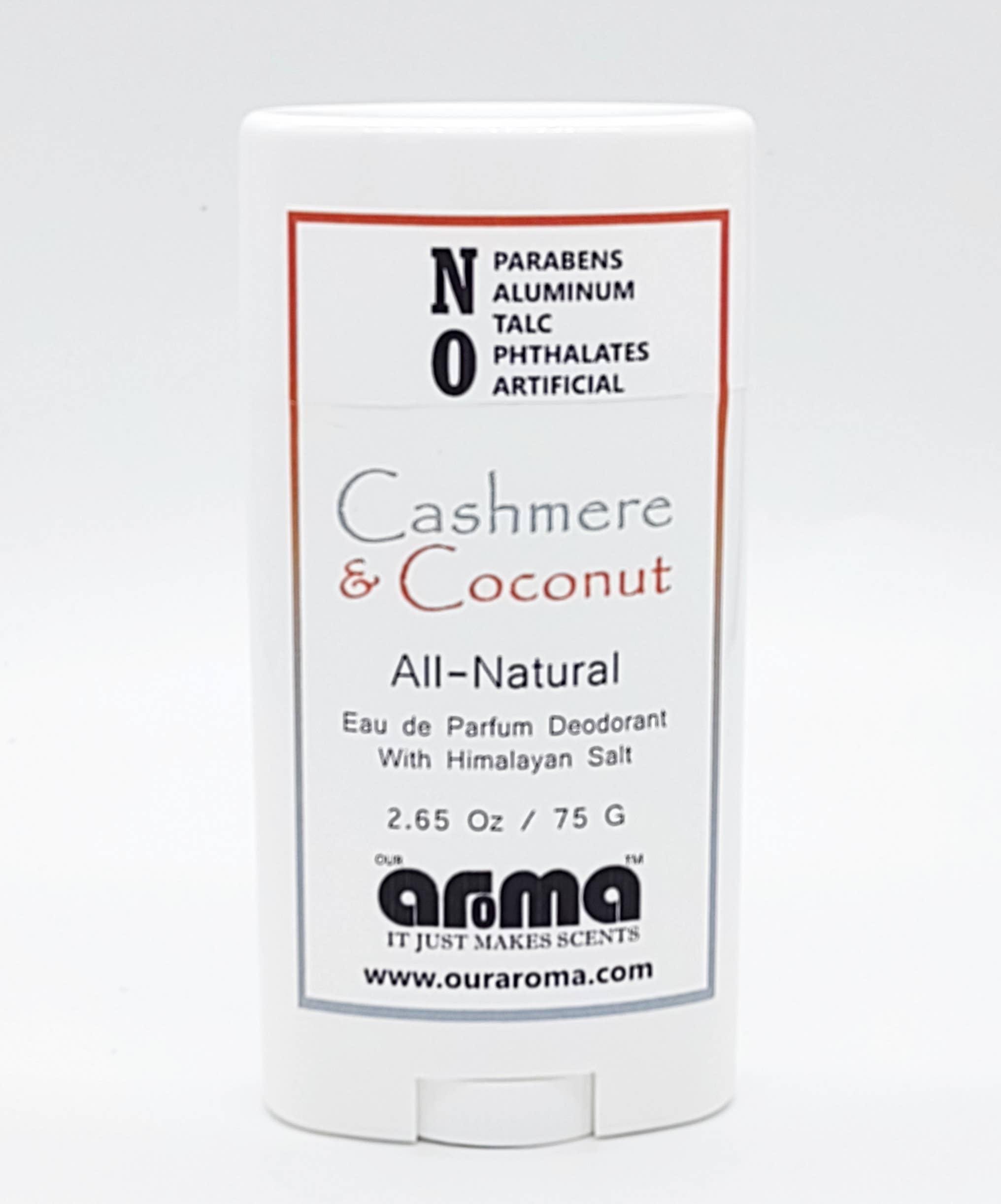 Our Aroma Cashmere & Coconut 2.65 oz All-Natural Deodorant: Cashmere & Coconut / 2.65 Fl oz