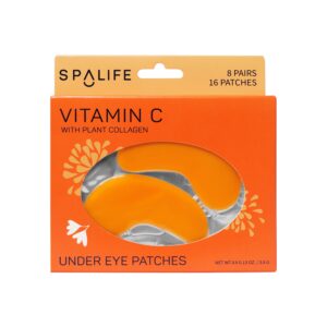 Vitamin C Undereye Patches with Plant Collagen - 8 Pairs