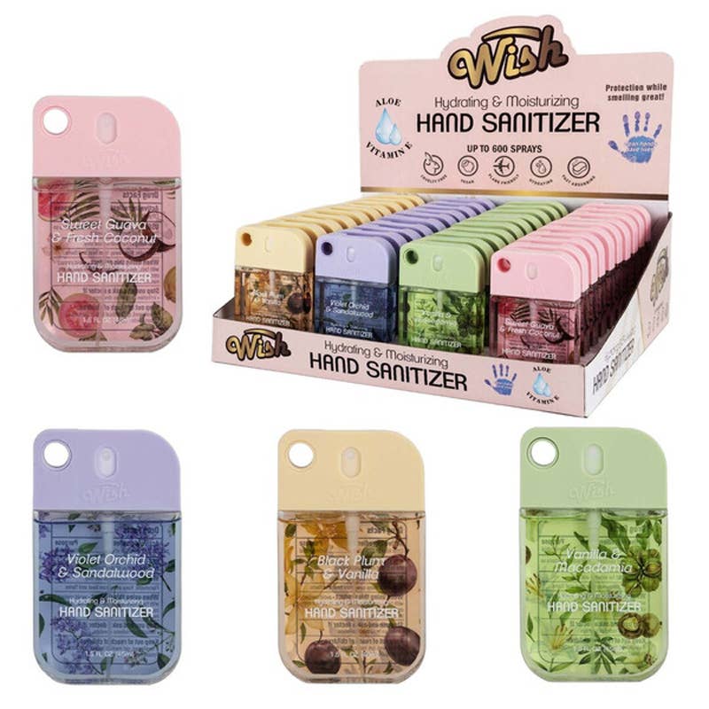 Wish Liquid Hand Sanitizer Spray 1.5oz with PDQ #2