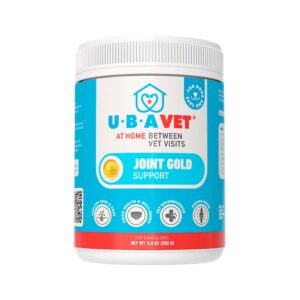 UBAVET Joint Gold Support Powder for Dogs & Cats (8.8 oz)