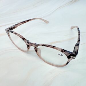 Color Tortoise Reading Glasses: Coffee / 1.5