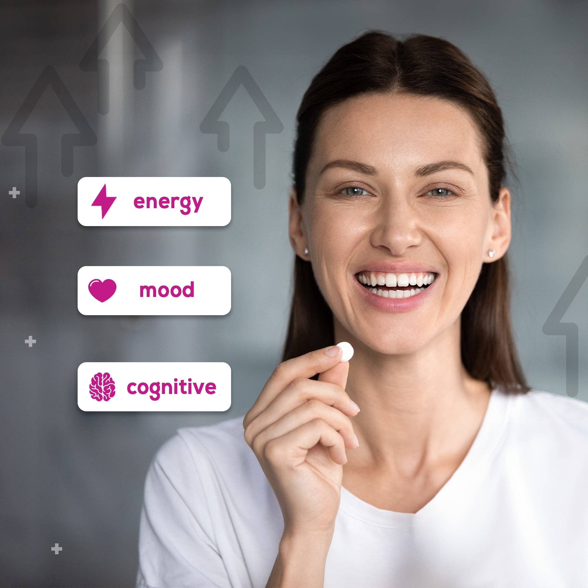 HARMONIFY Energy & Focus Gum (54 Pieces) – Sugar-Free with L-Theanine, Natural Caffeine, and Vitamins B12 & B6 – Focus & Mental Clarity – Keto & Vegan, Peppermint Flavor - Image 2