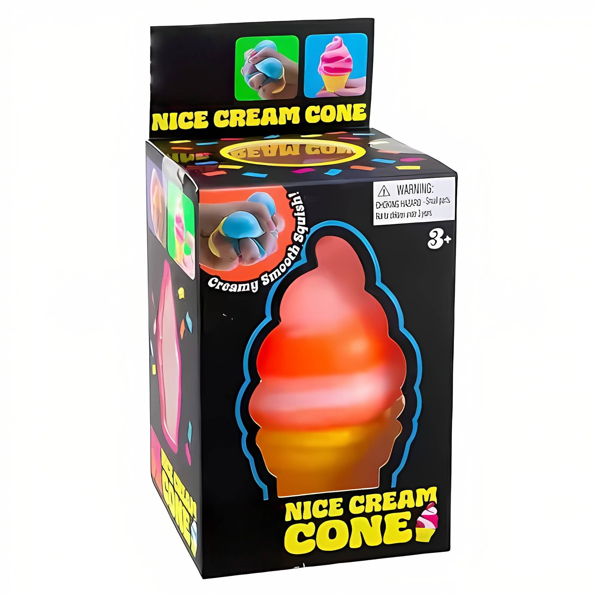 Soft Squishy Sensory Stress Relief Toys in Gift Box Cute Food Squeeze Fidget Toy: Ice-cream / 1 pc(shipped at random)