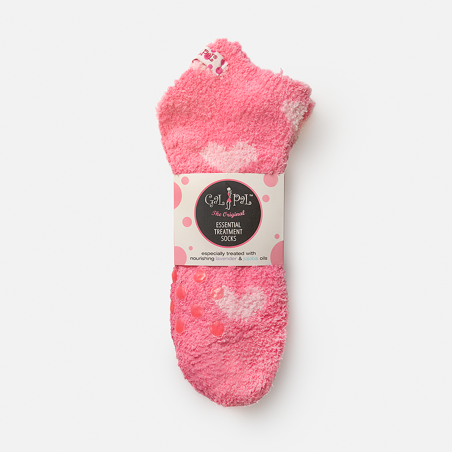 Gal Pal Moisture Essential Treatment Socks: Blue / Dots