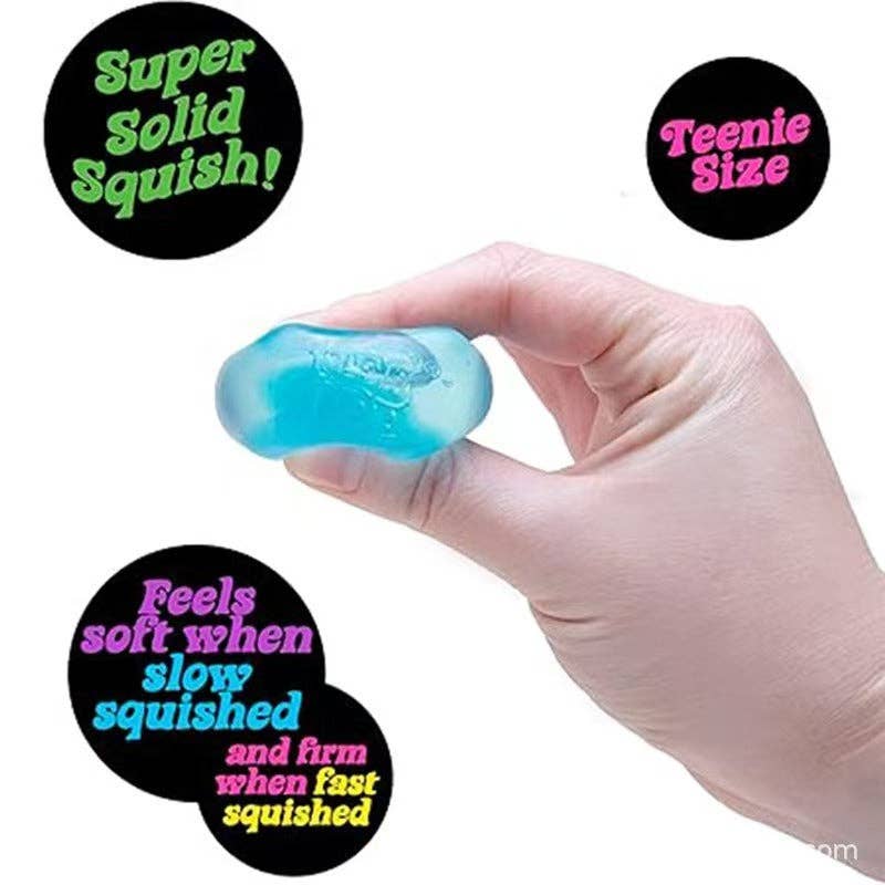 Nice Cube Jellyfish Squishy Sensory Stress Relief Toys in Box Squeeze Fidget Toy: Purple cube / 1 pc - Image 4