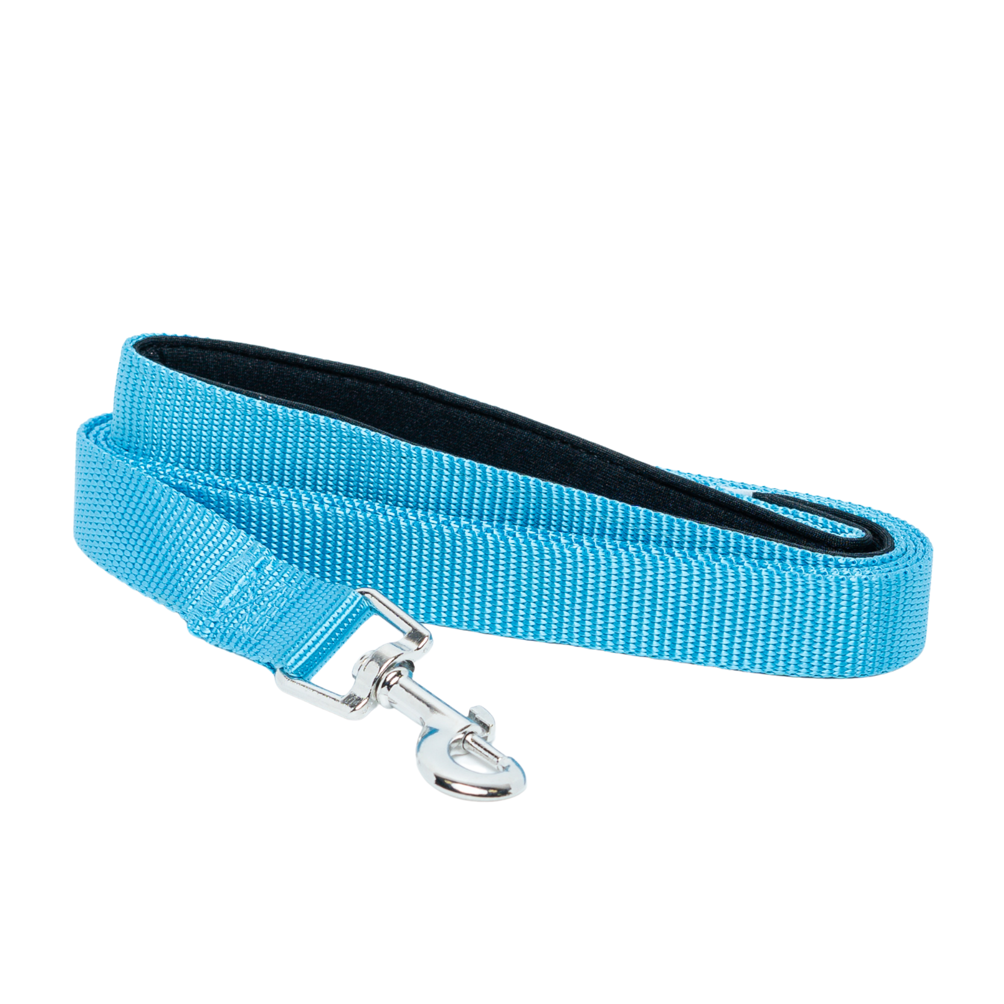 Padded Grip Dog Leash (5ft): Light Blue