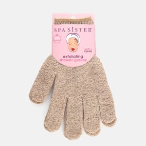 Exfoliating Shower Gloves 1pr.: BEIGE