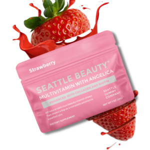 Beauty Gummy Multivitamin with Angelica |12-pack,Strawberry