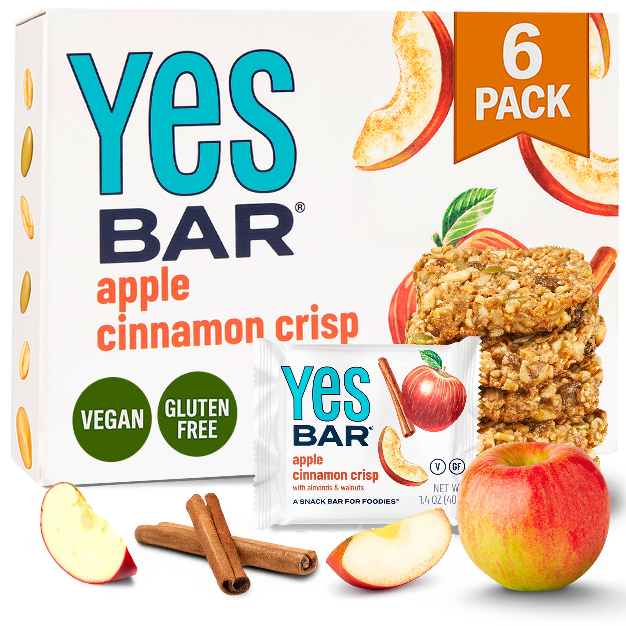 Apple Cinnamon Crisp - Premium Real Food Snack Bar