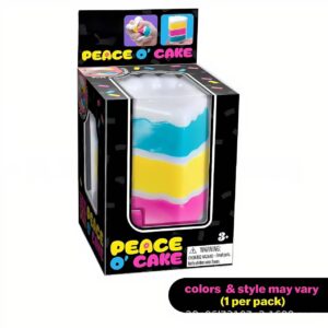 Soft Squishy Sensory Stress Relief Toys in Gift Box Cute Food Squeeze Fidget Toy: Cake / 1 pc(shipped at random)