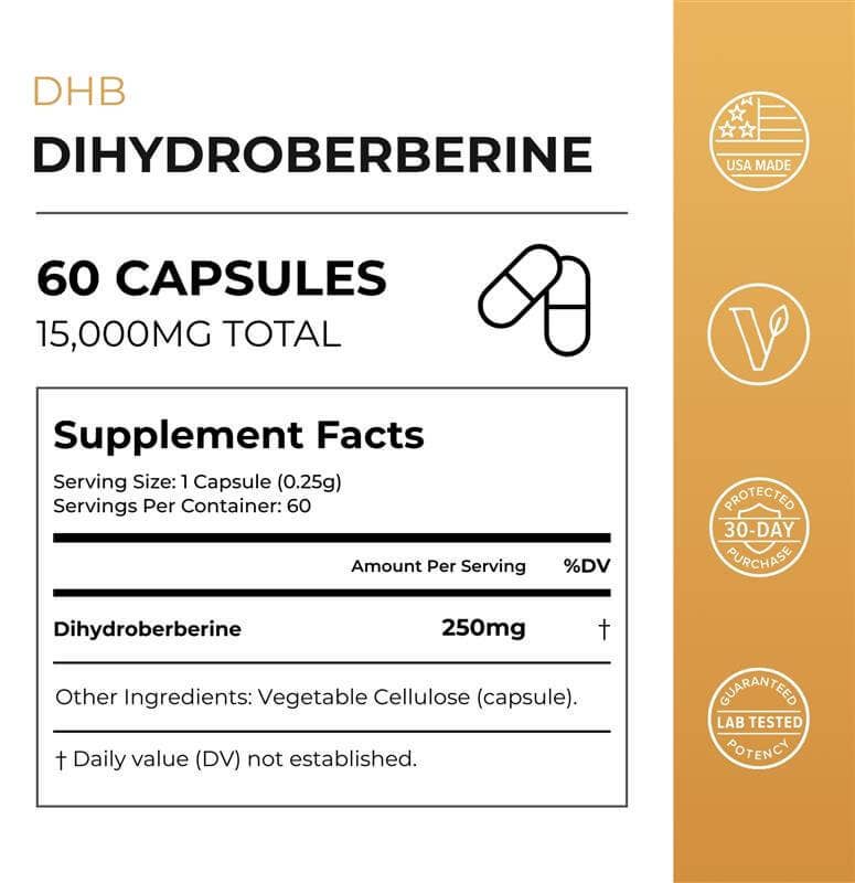 Dihydroberberine Capsules - Image 2