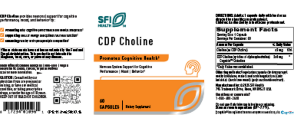 Klaire Labs/SFI Health CDP Choline - Image 2