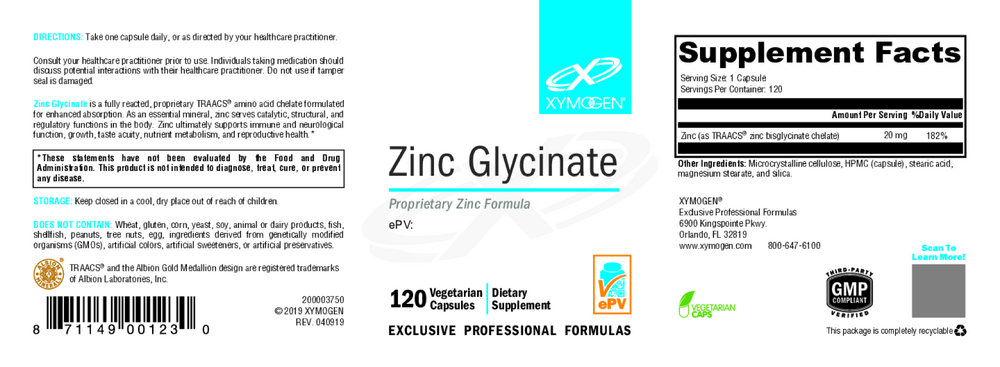 XYMOGEN Zinc Glycinate - Image 2