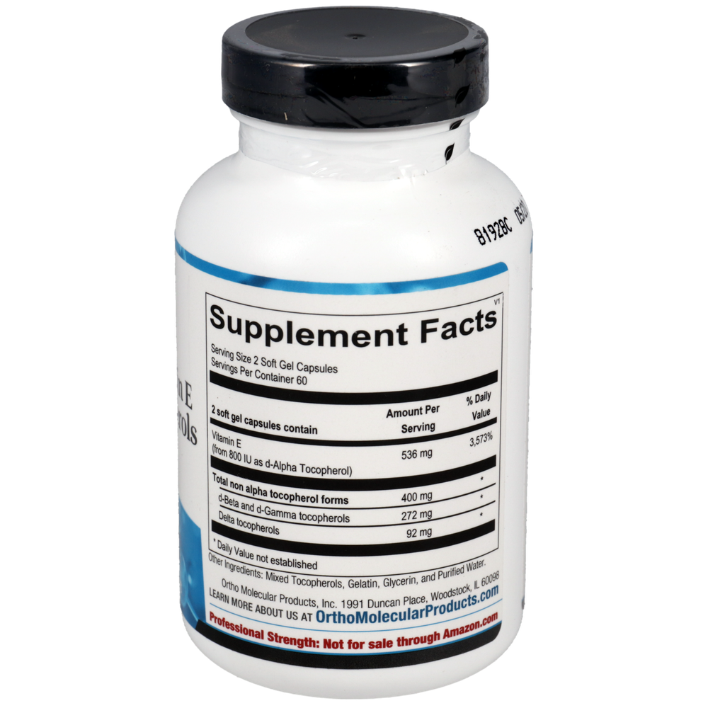 Ortho Molecular Products Natural Vitamin E Mixed Tocopherols - Image 5