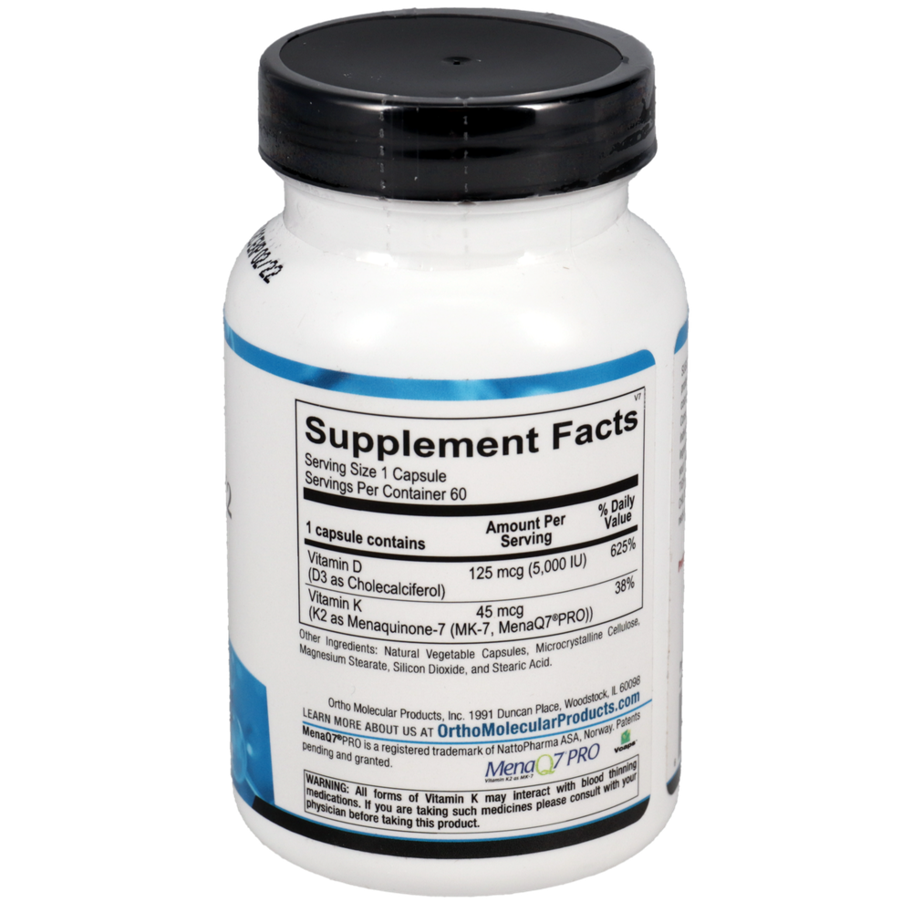 Ortho Molecular Products Vitamin K2 with D3 - Image 4