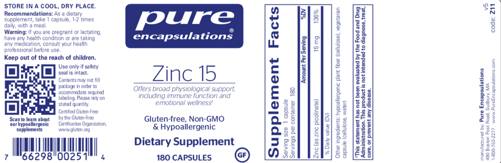Pure Encapsulations Zinc 15 - Image 5
