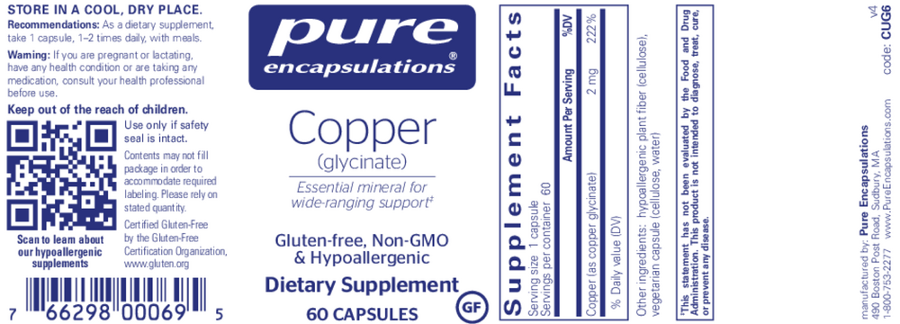 Pure Encapsulations Copper (Glycinate) - Image 2