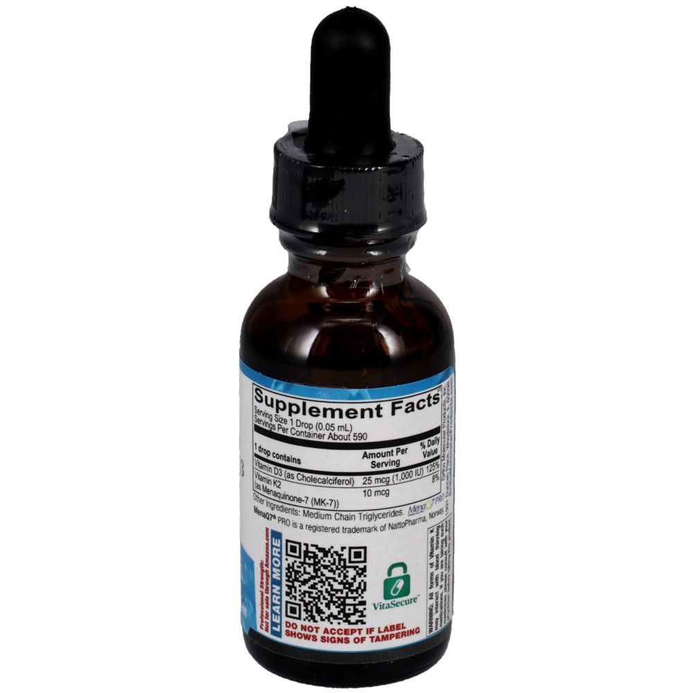 Ortho Molecular Products Liquid Vitamin D3 with K2 - Image 2