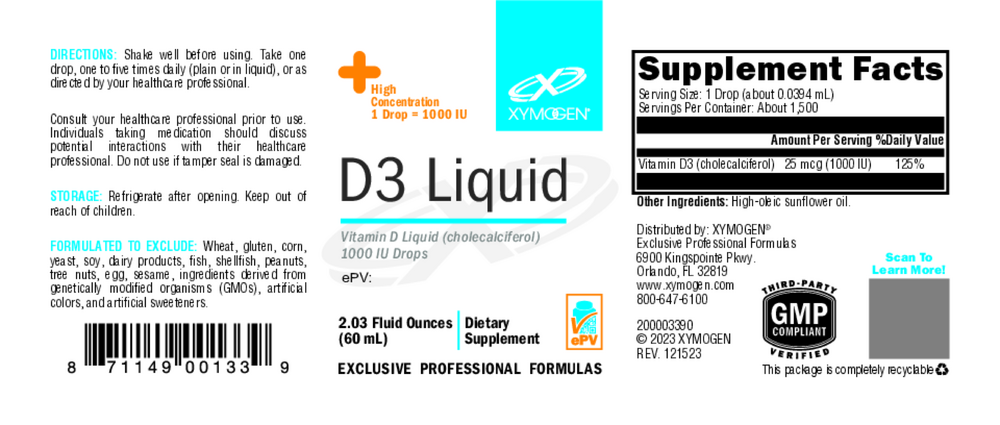 XYMOGEN D3 Liquid - Image 5
