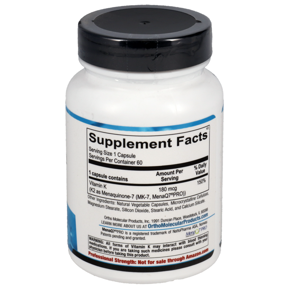 Ortho Molecular Products Vitamin K2 180mcg - Image 2