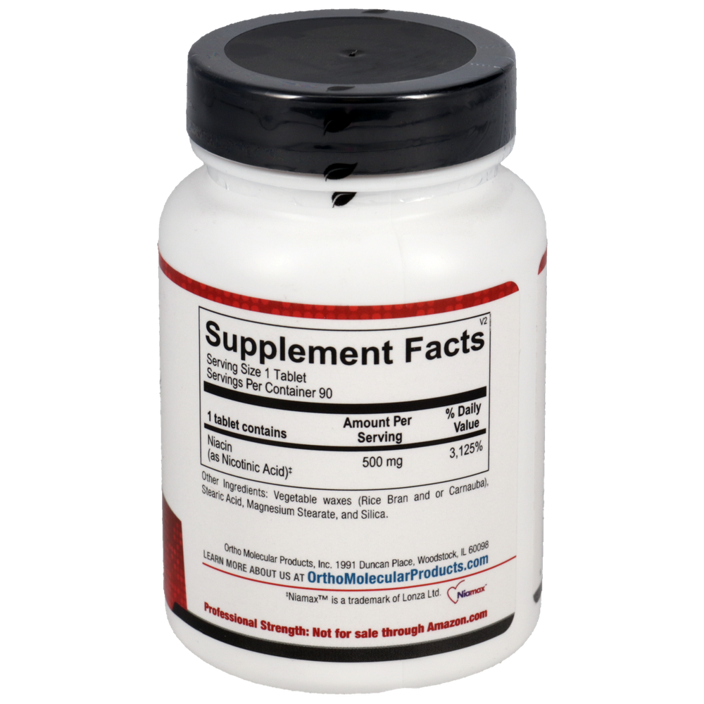 Ortho Molecular Products Time Release Niacin - Image 2