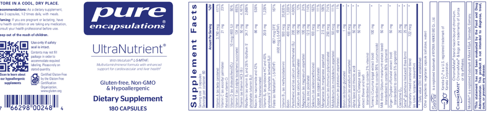 Pure Encapsulations UltraNutrient - Image 5