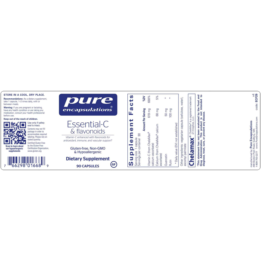 Pure Encapsulations Ester-C® & Flavonoids - Image 2