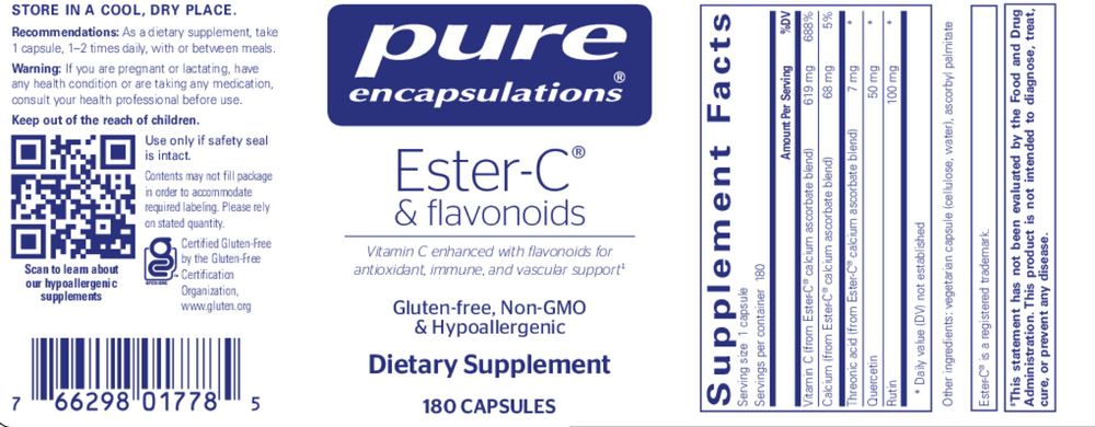 Pure Encapsulations Ester-C® & Flavonoids - Image 4