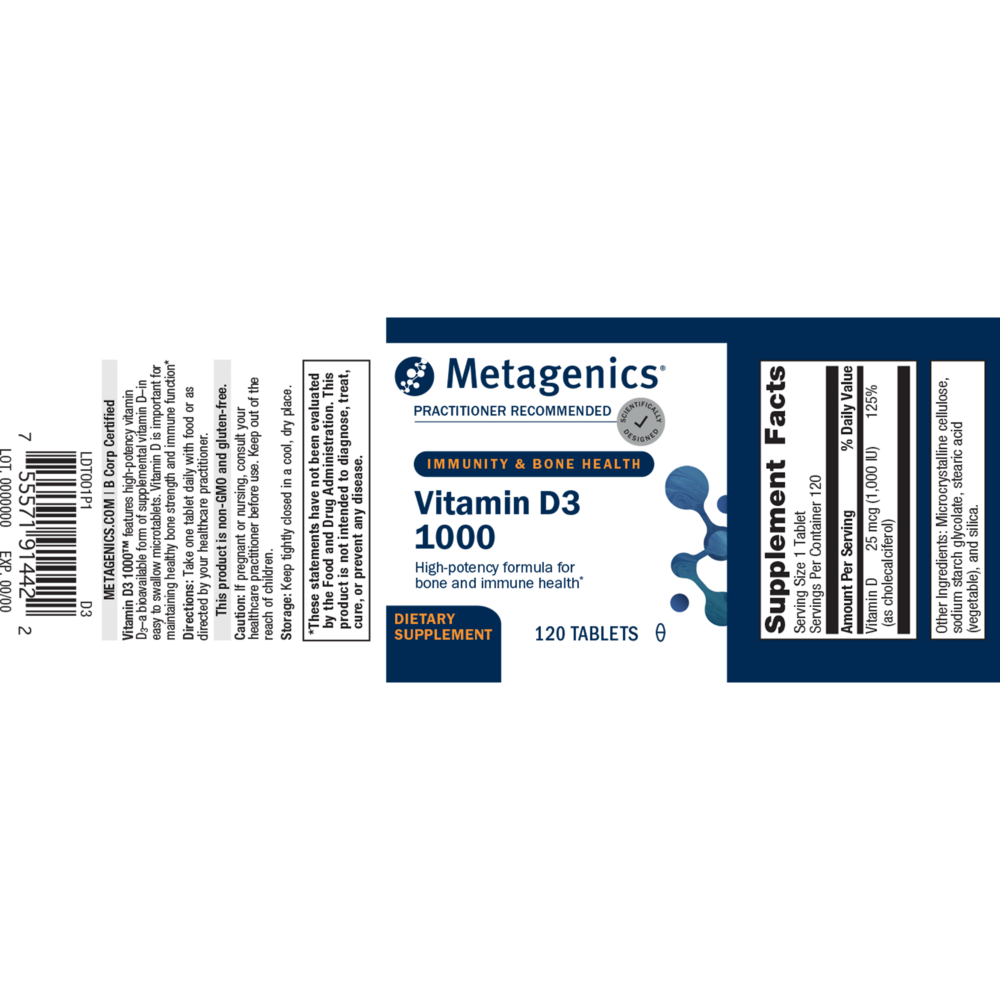 Metagenics Vitamin D3 1000™ - Image 2