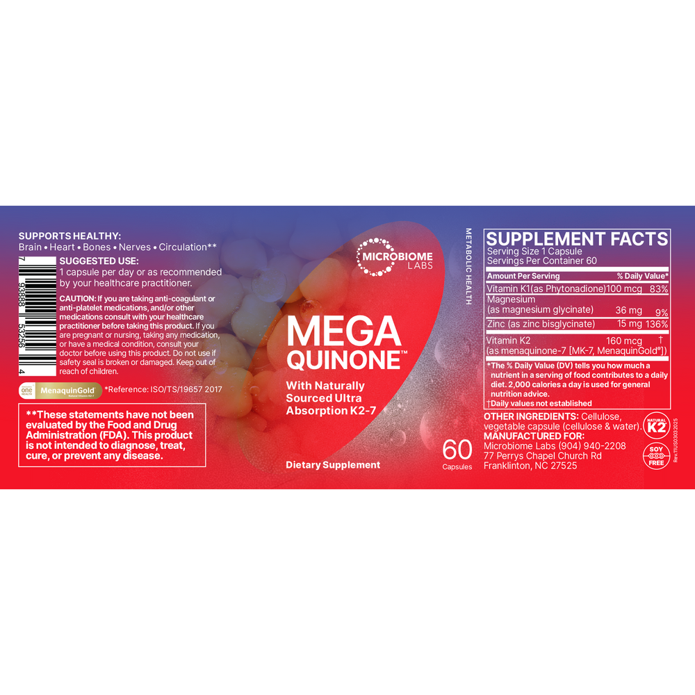 Microbiome Labs MegaQuinone - Image 2