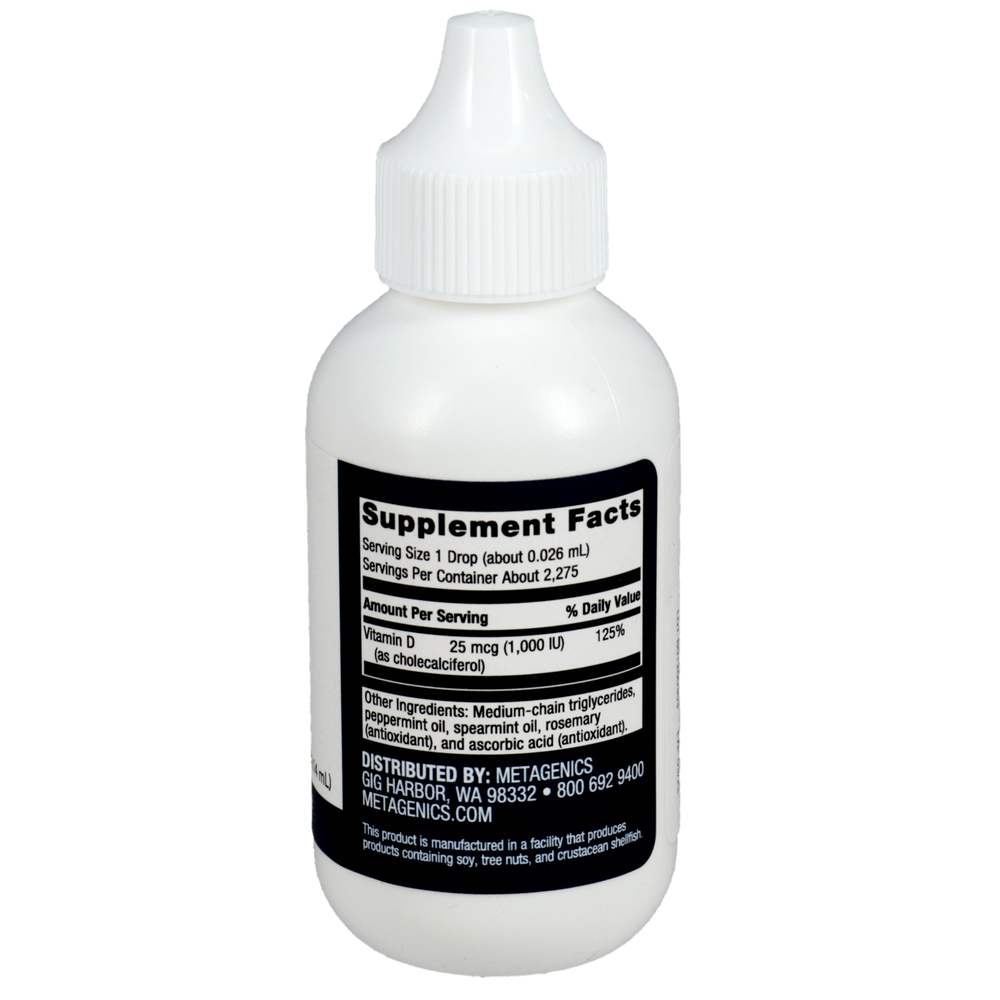 Metagenics D3 Liquid Vitamin - Image 2