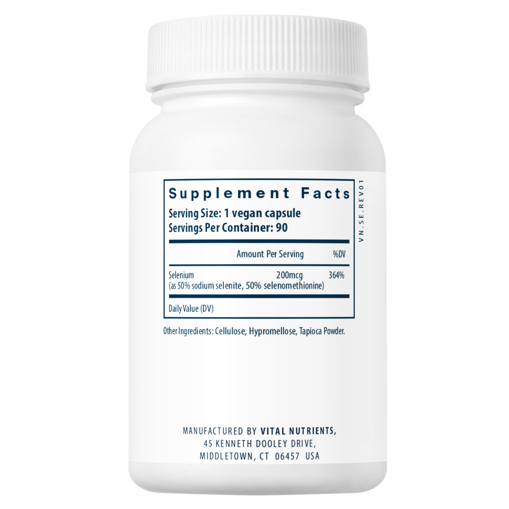 Vital Nutrients Selenium 200mcg - Image 2