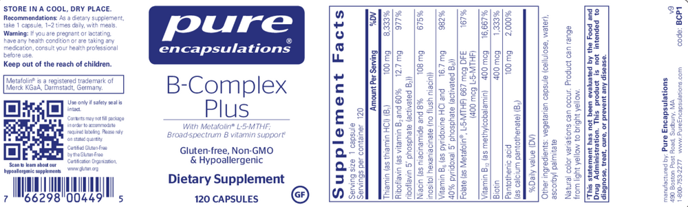 Pure Encapsulations B-Complex Plus - Image 5