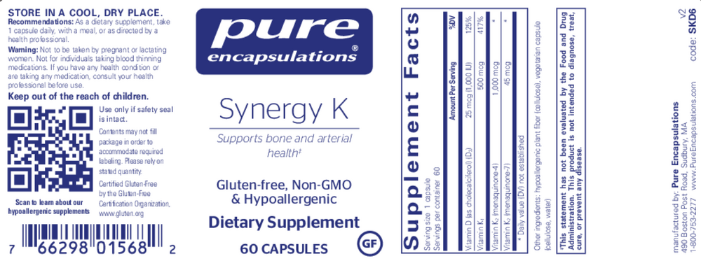 Pure Encapsulations Synergy K - Image 2