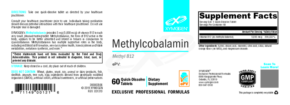 XYMOGEN Methylcobalamin - Image 2