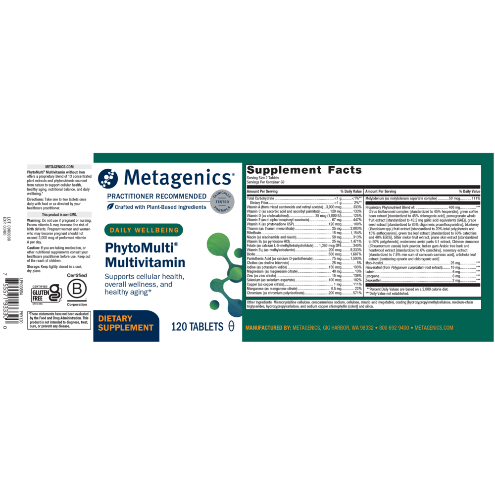 Metagenics PhytoMulti® Multivitamin - Image 7